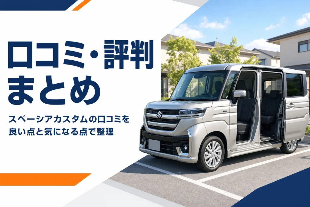 スライドドアを開けて広い後席を見せる軽スーパーハイトワゴンのイメージ