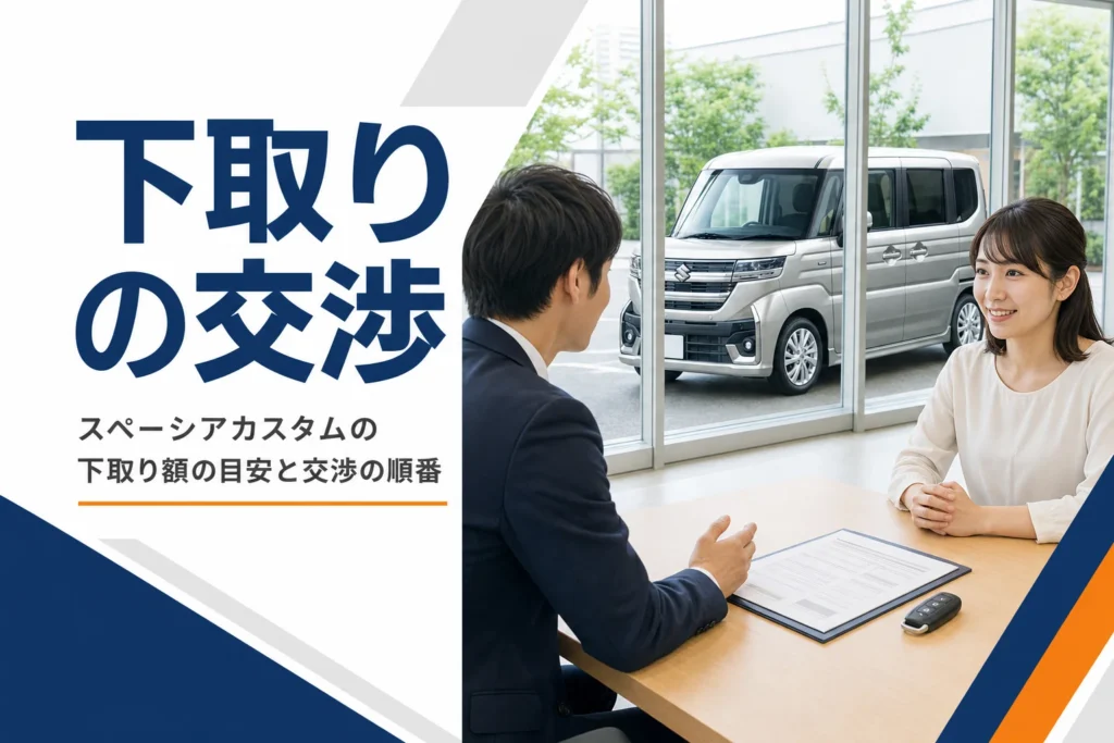 見積書と車のキーが置かれた商談テーブルのイメージ